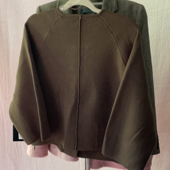 cliché brand jacket olive green 641391BC faux fur collar removable - Picture 4 of 11